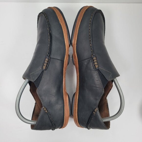 Olukai Men's Black Leather Slip-On Shoes 10128-4033 US Size 9.5 - Picture 6 of 8